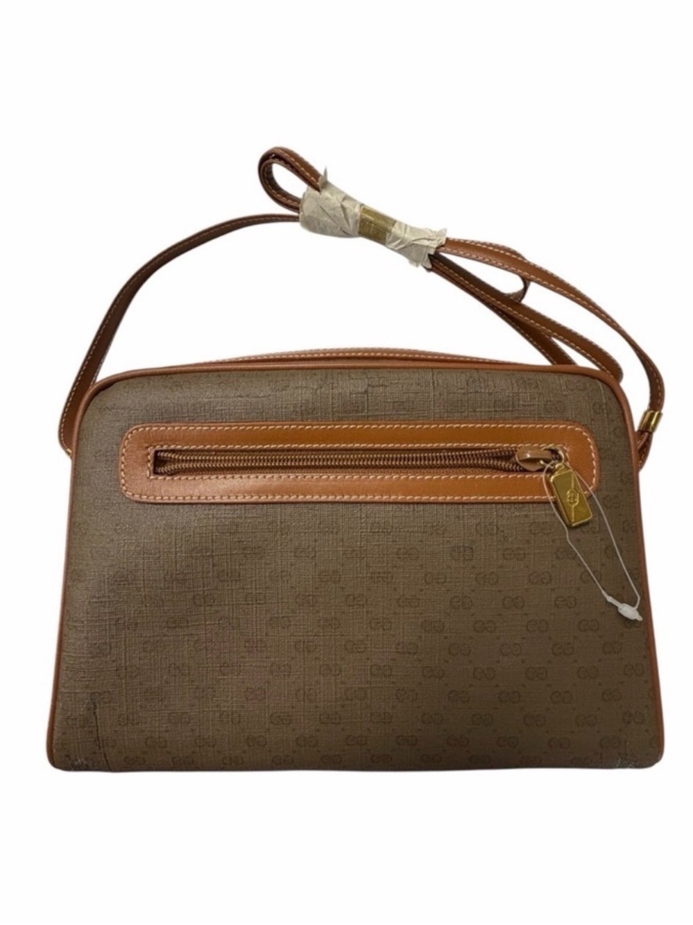 Gucci Vintage shoulder bag Tan and Brown Never used